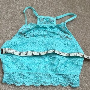Turquoise Lace Bralette